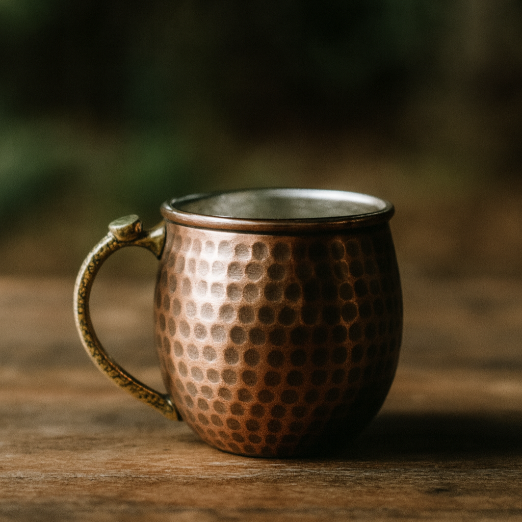 Bakır Dış Dövme Bardak