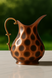 Kalaylı Saf Bakır Sürahi(1,5 Lt)